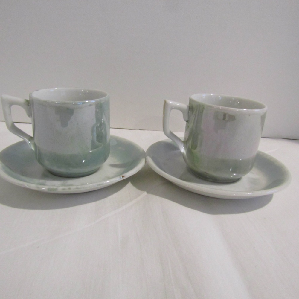 2 Sets Vintage Victorian Women Teacups and Saucers - Picture 4 of 12